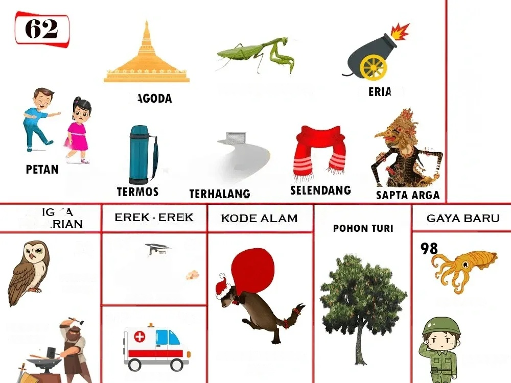 buku mimpi erek erek togel 62